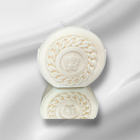 Versace inspired round bag
